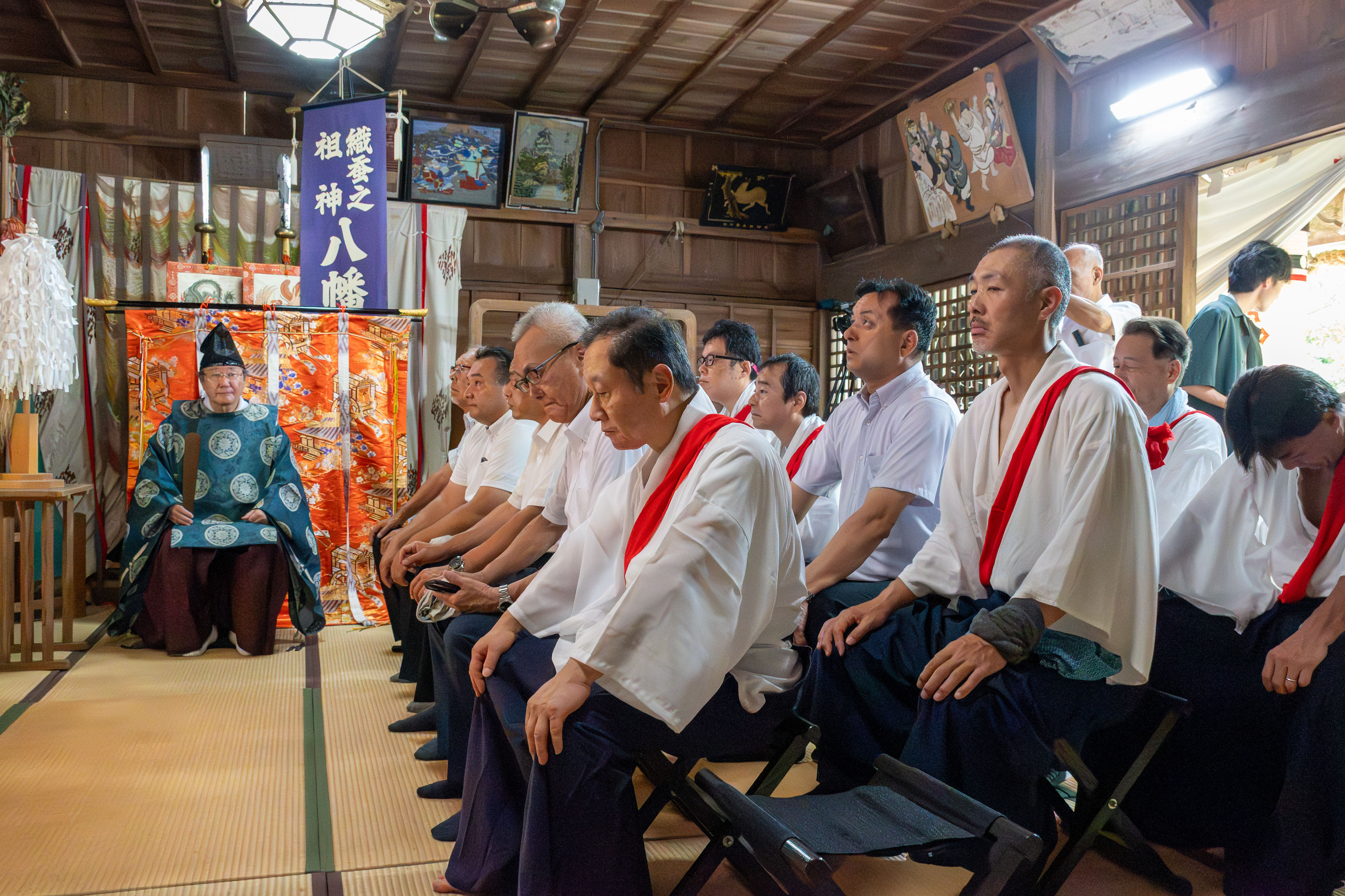 獅子替えし　式典